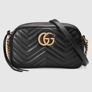 COPY - GUCCI GG MARMONT SMALL SHOULDER BAG - AUTHENTIC USED